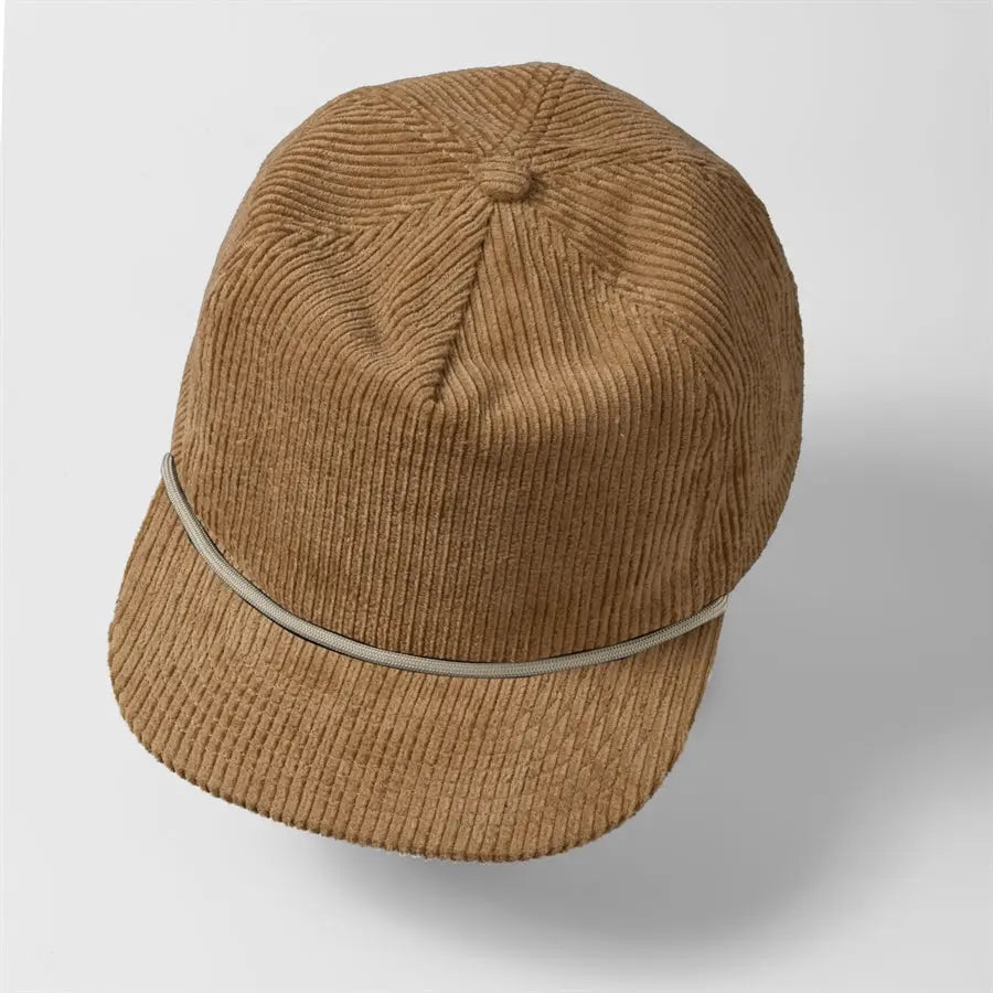 Corduroy Rope Cap in Brown