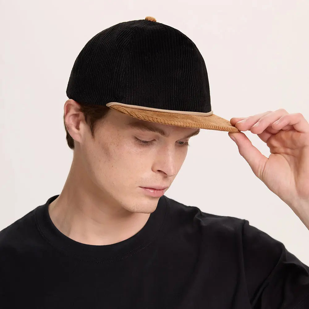 Corduroy Rope Cap, worn