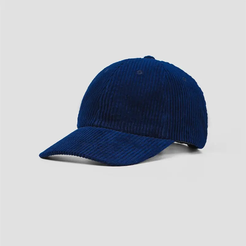 Corduroy Dad Cap in Navy
