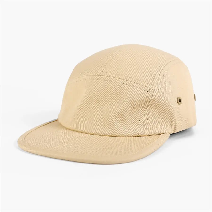 Cotton Twill Camp Cap in Sand