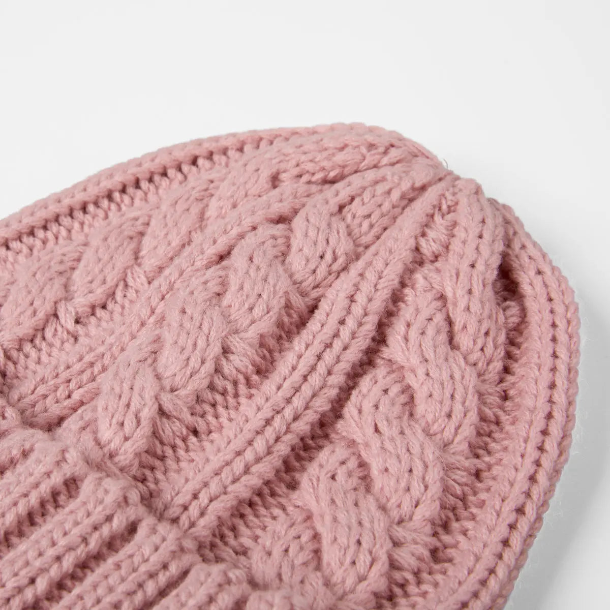 Cable Knit Beanie, detail