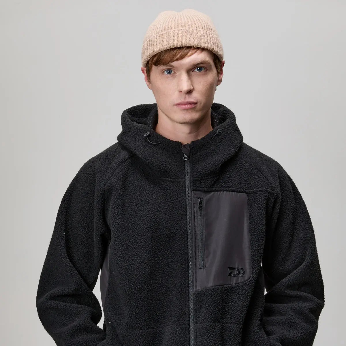 Merino Fisherman Beanie, worn