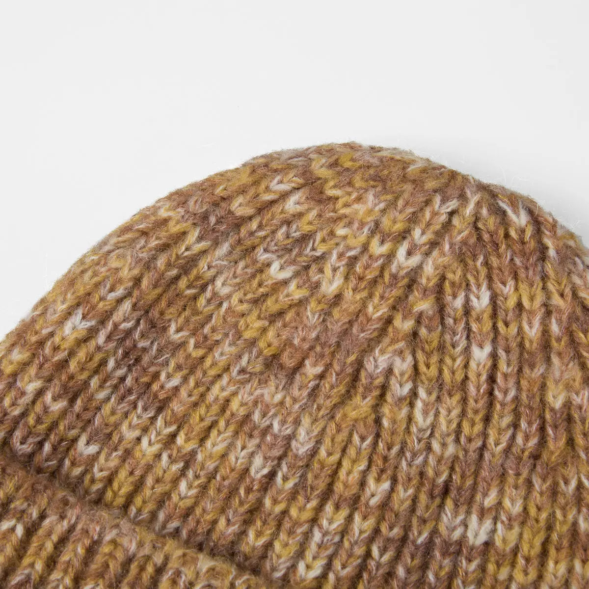 Brushed Mohair Blend Beanie, detail
