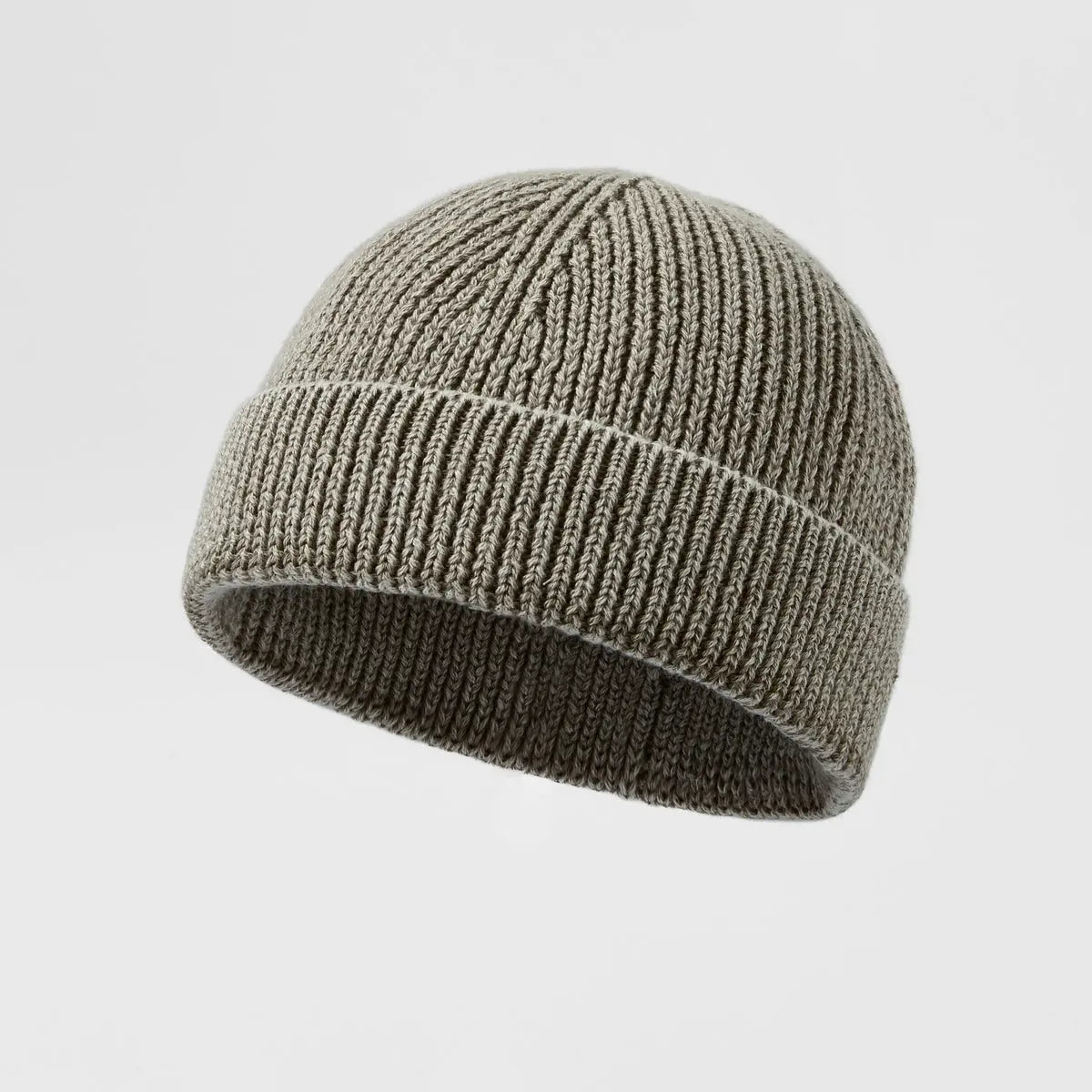Vintage Cotton Fisherman Beanie in Khaki
