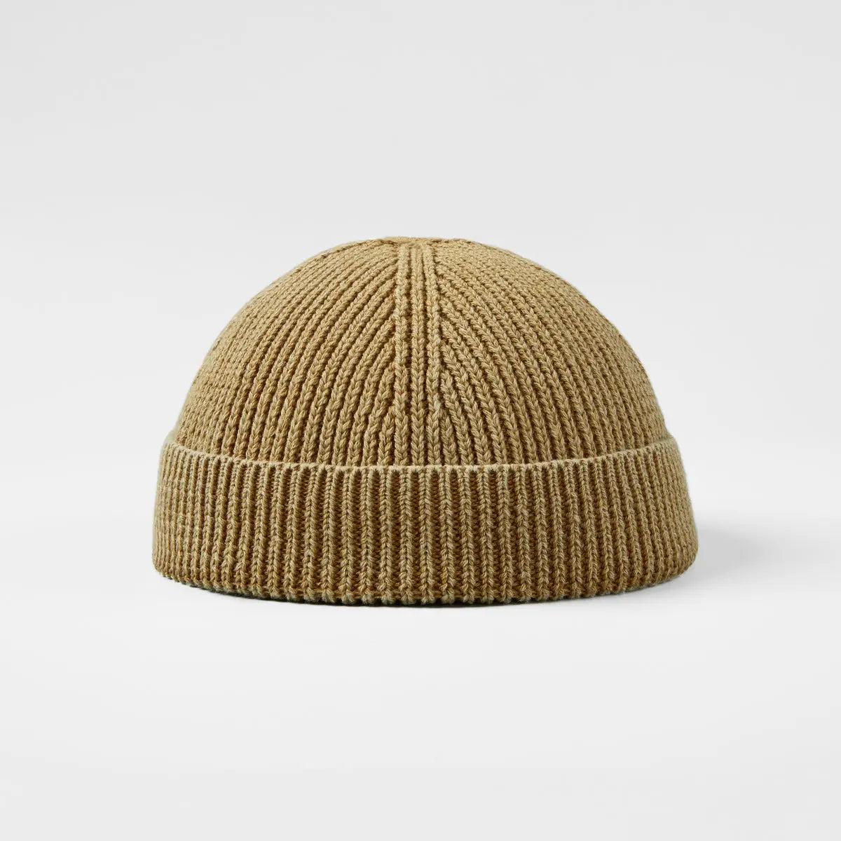 Vintage Cotton Fisherman Beanie in Ginger, side