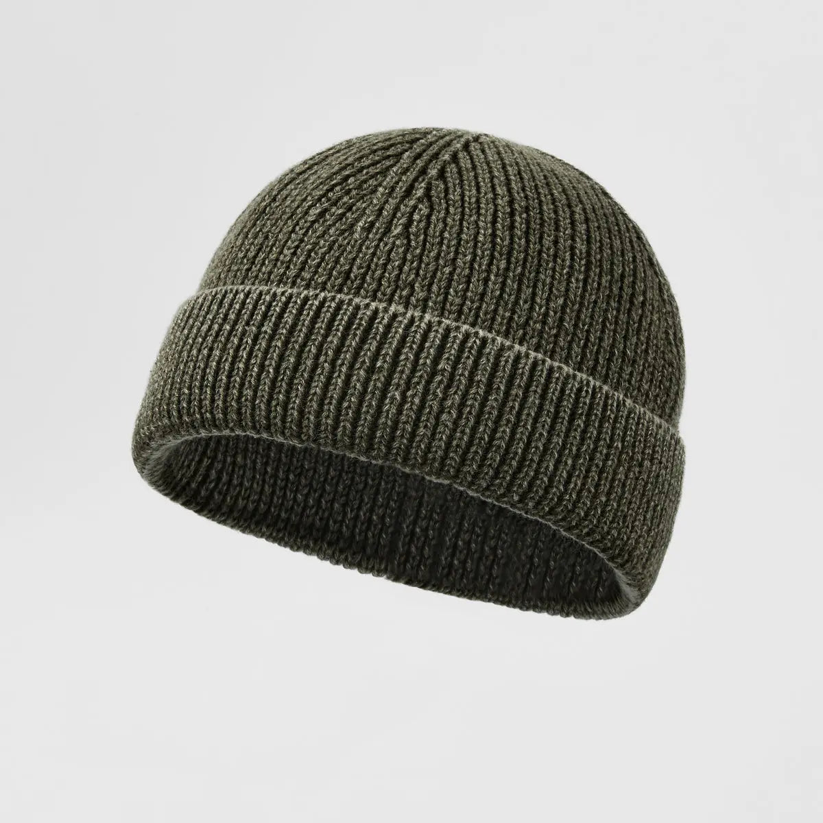 Vintage Cotton Fisherman Beanie in Olive