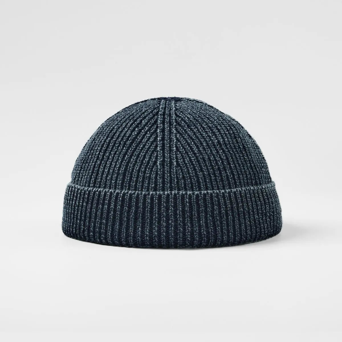 Vintage Cotton Fisherman Beanie in Navy, side