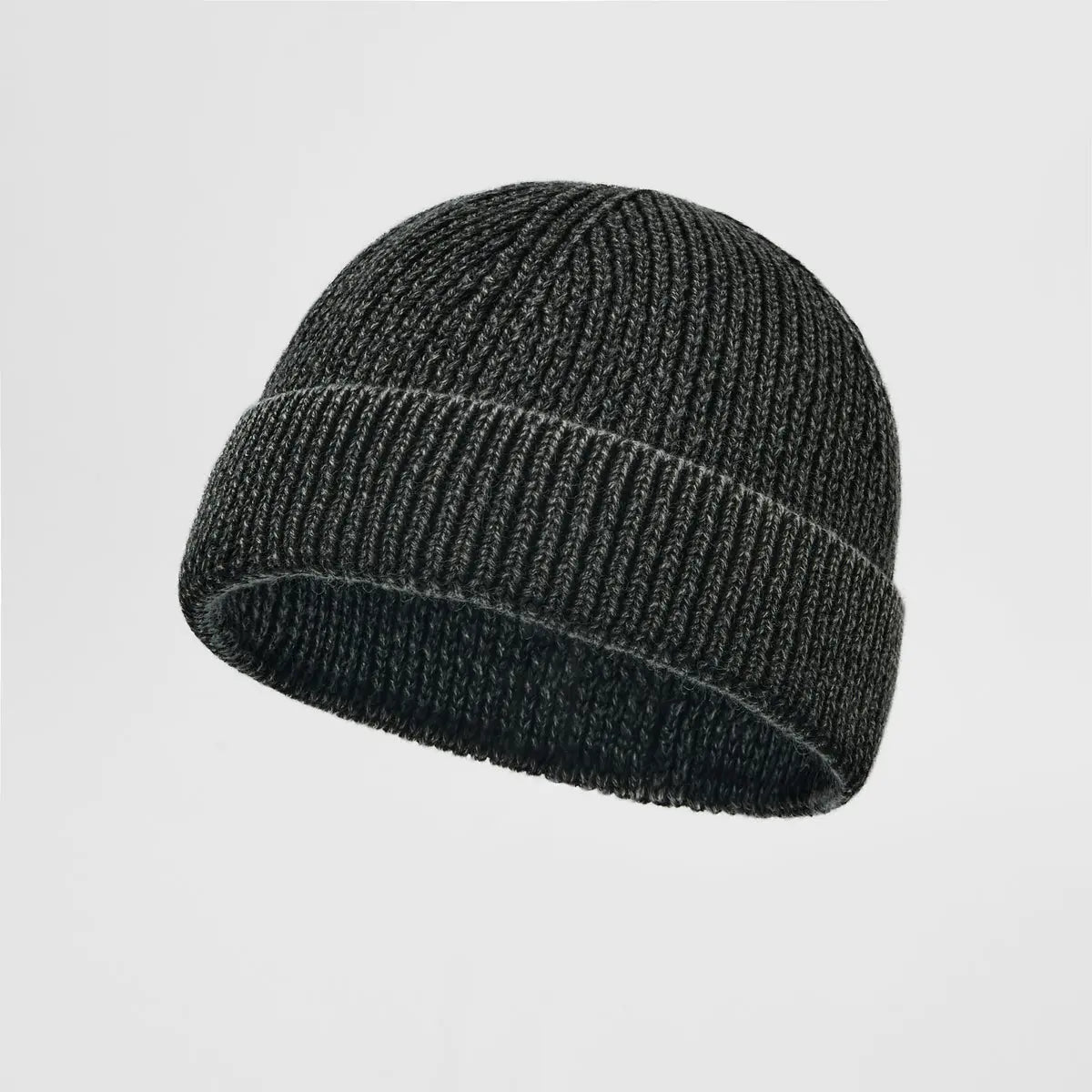 Vintage Cotton Fisherman Beanie in Black