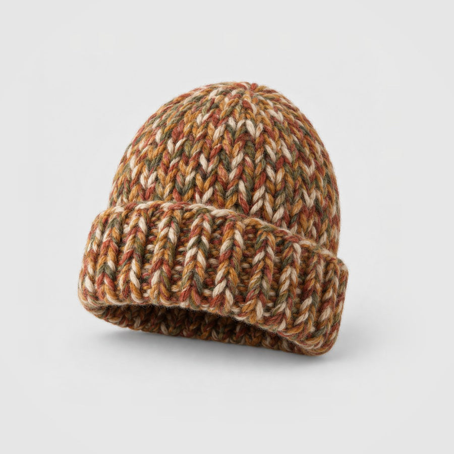 Chunky Hand-Knit Beanie