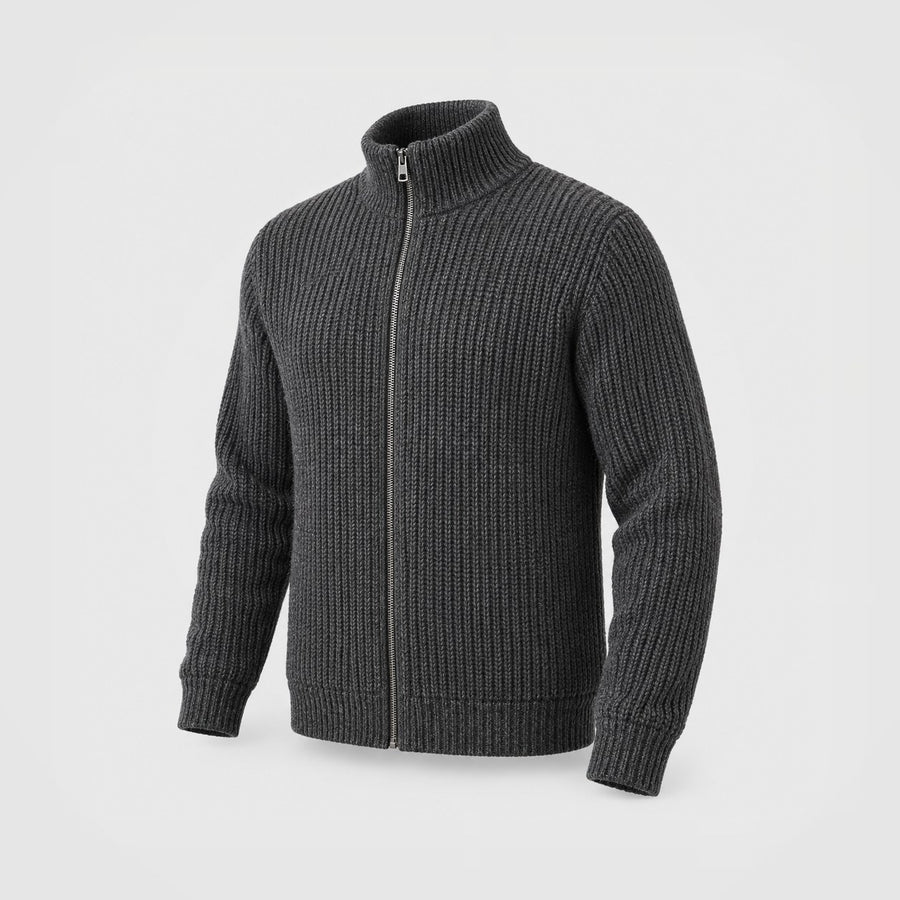 Fisherman Rib Zip Jacket