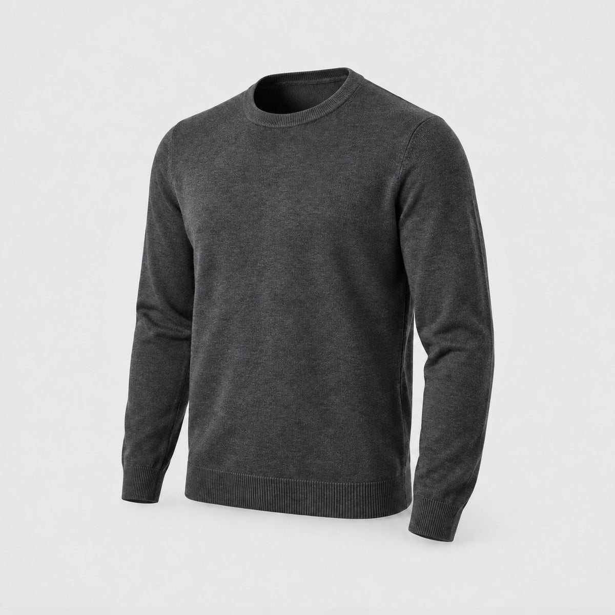Merino Crewneck in Charcoal
