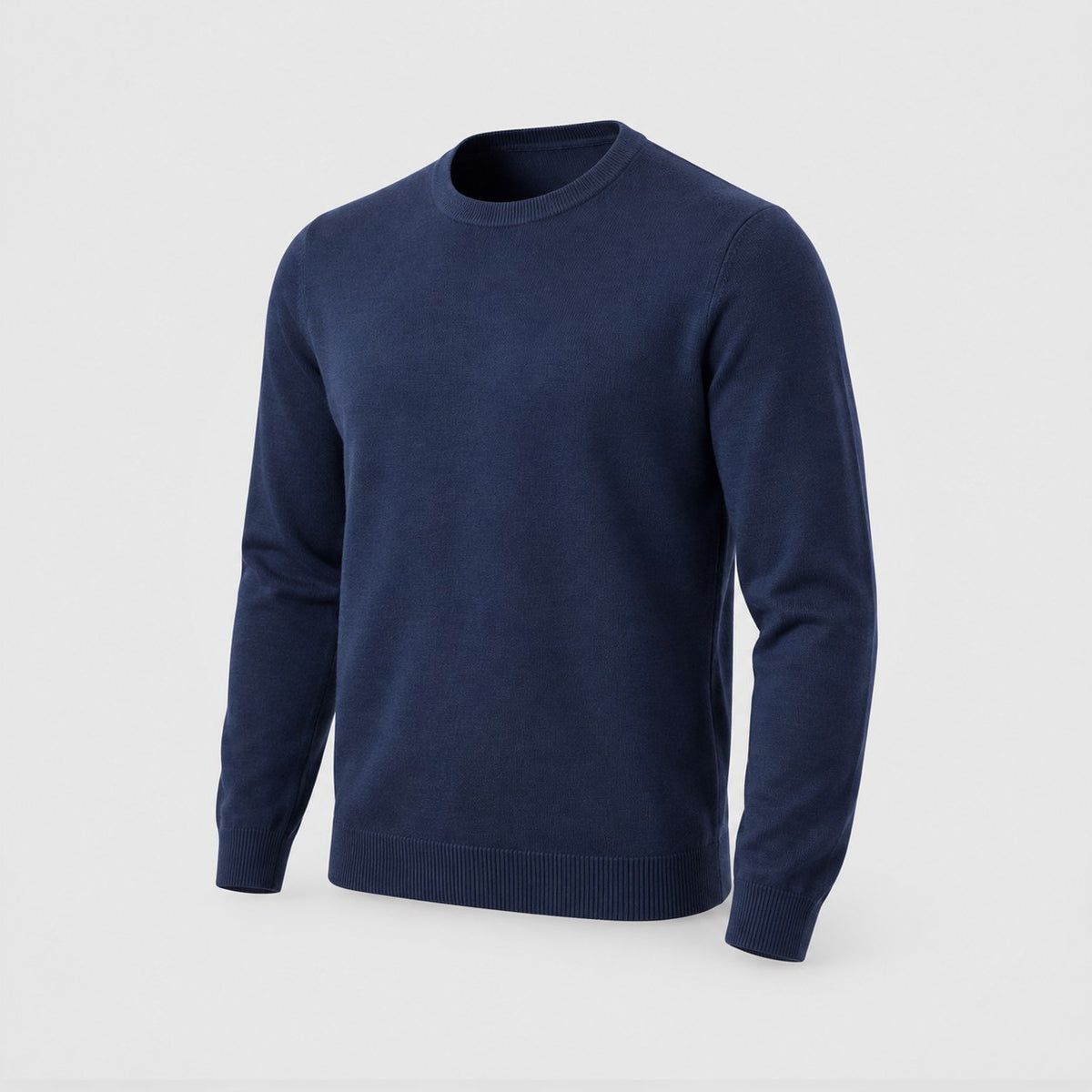 Merino Crewneck in Navy