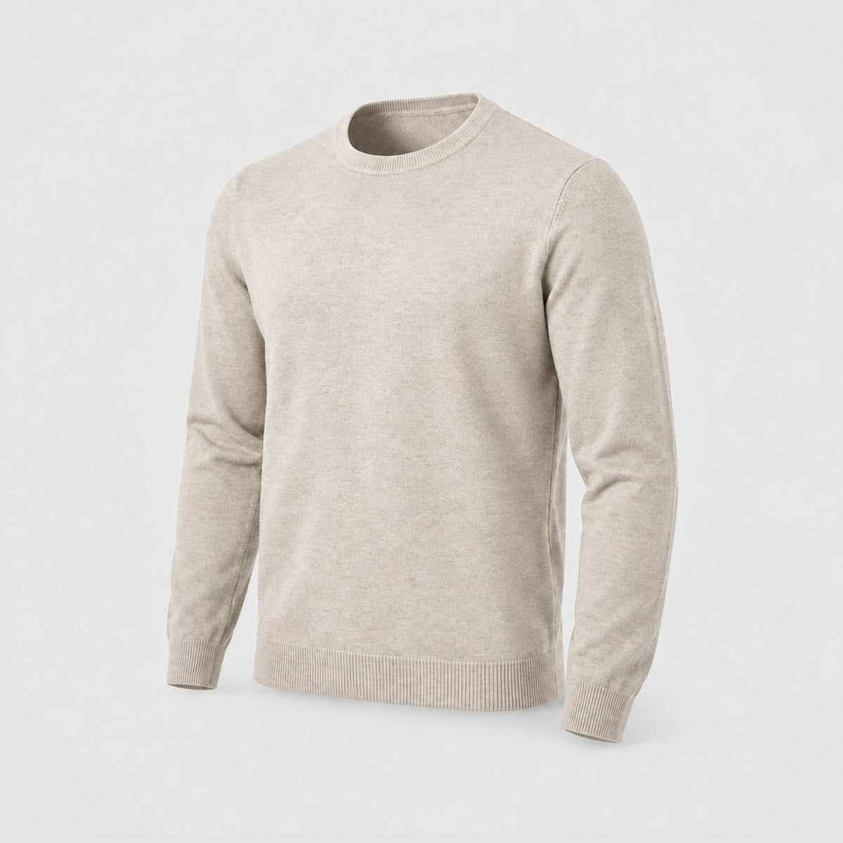 Merino Crewneck in Oatmeal